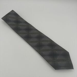 Perry Ellis Portfolio Mens Neck Tie Multicolor Geometric Diamond 100% Silk